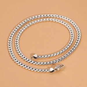 Buddhastone Cuban Necklace Men's Thai Silver Chain Neck Pendants Women