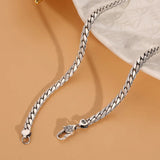 Buddhastone Cuban Necklace Men's Thai Silver Chain Neck Pendants Women