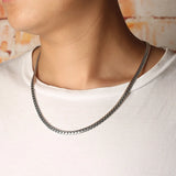 Buddhastone Cuban Necklace Men's Thai Silver Chain Neck Pendants Women