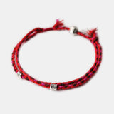 Buddhism Braided Bracelet Tibetan Silver Buddha Head Bracelet