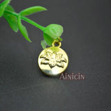 Buddhism Jewelry Making Louts Charms Silver Plating Metal Pendants
