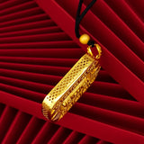 Buddhism Sand Six Character Pendant Men's Neck Chain Necklace