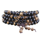 Buddhist 8mm Bead Rosary Bracelet Unisex Men Women Wristband