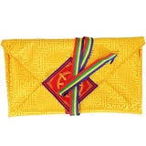 Buddhist Scripture Bag Manzab Pattern Embroidery Sutra Schoolbag Cloth