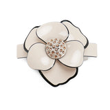 Buena High Classical Camellia Acrylic Hair Barrette Clips