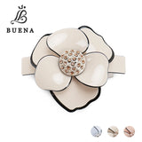 Buena High Classical Camellia Acrylic Hair Barrette Clips