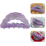 Acrylic Hair Claw Clips with Austria Rhinestones