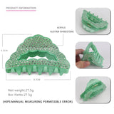 Acrylic Hair Claw Clips with Austria Rhinestones