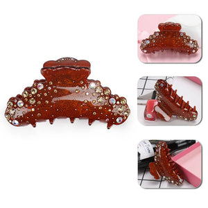 Rhinestone Crystal Hair Clip Acrylic Hair Claws Summer Jewelry