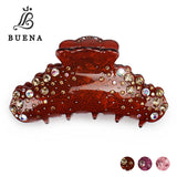 Rhinestone Crystal Hair Clip Acrylic Hair Claws Summer Jewelry