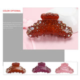 Rhinestone Crystal Hair Clip Acrylic Hair Claws Summer Jewelry