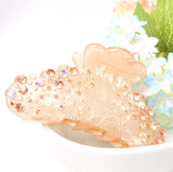 Rhinestone Crystal Hair Clip Acrylic Hair Claws Summer Jewelry