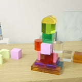 Building Block Game Silicone Mould Checkers UV Crystal Resin Mold
