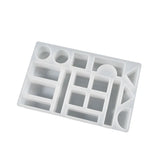 Building Block Game Silicone Mould Checkers UV Crystal Resin Mold