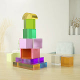 Building Block Game Silicone Mould Checkers UV Crystal Resin Mold