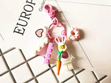 Buzz Lightyear Building Block Key Ring Men Women Backpack Accessories