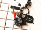 Buzz Lightyear Building Block Key Ring Men Women Backpack Accessories
