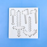 Building Block Numbers 0-9 Chocolate Mold Cake Decoration Liquid Silicone Mould