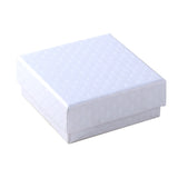 Buipoey 10Pcs/Lot 7cm Square Jewelry Box Fit Earrings Rings Necklaces Gift Boxes