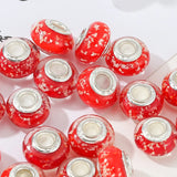 10pcs Luminous Glass Beads Charm for Bracelet Bangle Necklace