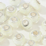 10pcs Luminous Glass Beads Charm for Bracelet Bangle Necklace