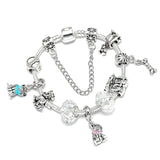 Cartoon Dog Pendant Charm Bracelet for Women