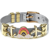Charm Titanium Steel Bracelet Mesh Watch Belt Bracelets