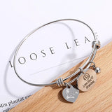 Bulgaria Stainless Steel Mom Bracelet Cartoon Accessory
