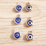 60pcs Evil Eyes Charms Pendants DIY Jewelry