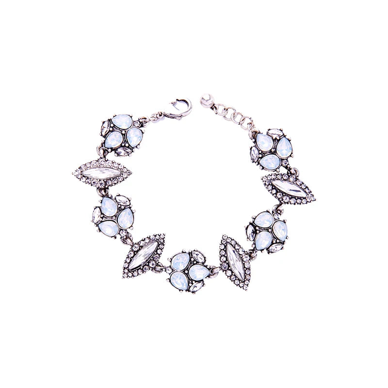 Glass Crystal Bracelets - Women's Charming Jewelry