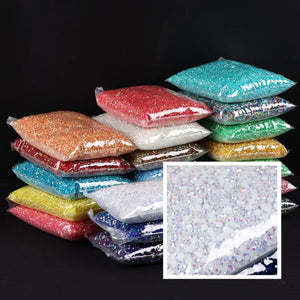 Bulk 2-6mm Jelly AB Resin Rhinestones Non Hot Fix Crystals Strass Glitters