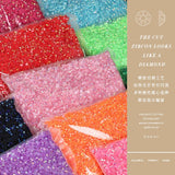 2-6mm AB Resin Non Hot Fix Rhinestones Flat Back Crystals Strass