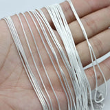 12Pcs/Pack K Lobster Claw Clasp Necklace Chains DIY Jewelry Making Material