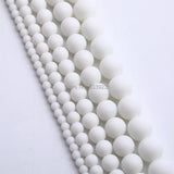 Colorful Glass Beads Round Stone Loose Spacer Beads for Jewelry Making DIY