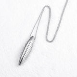 Bullet Urn Necklace for Ashes Cremation Jewelry Keepsake