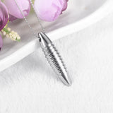 Bullet Urn Necklace for Ashes Cremation Jewelry Keepsake