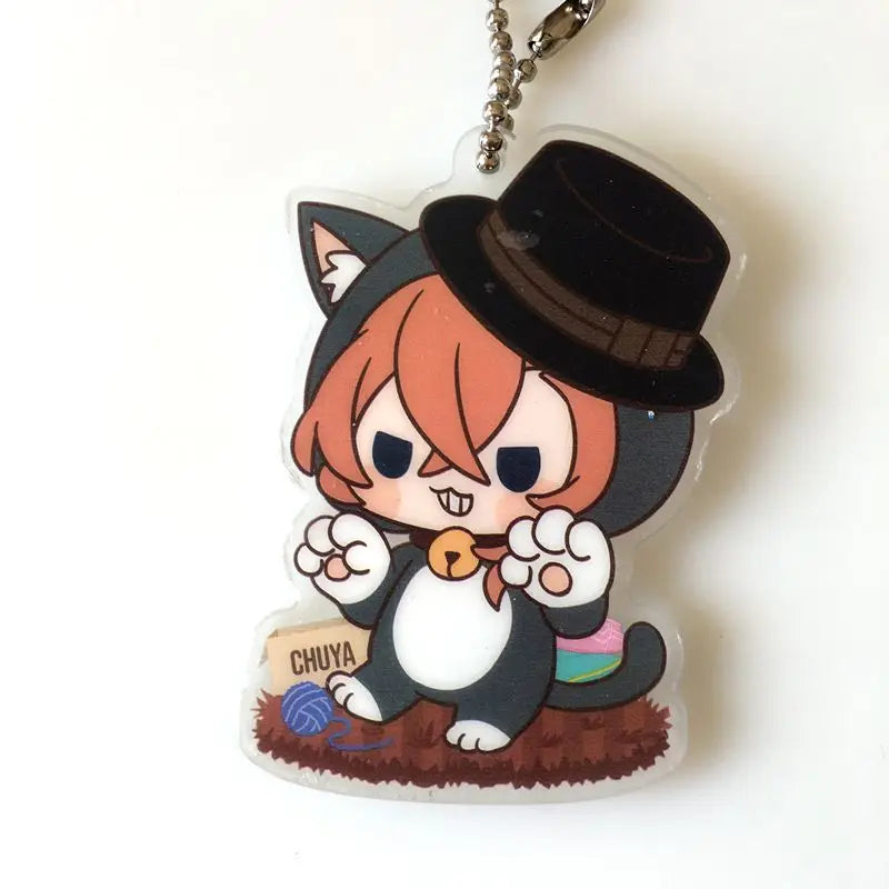 Bungo Stray Dogs Dazai Osamu Acrylic Keychain Phone Strap