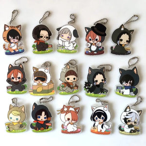 Bungo Stray Dogs Dazai Osamu Acrylic Keychain Phone Strap