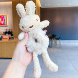 Bunny Hair Ring Rabbit Hug Hair Rope Rubber Band Female Tie Head Rope