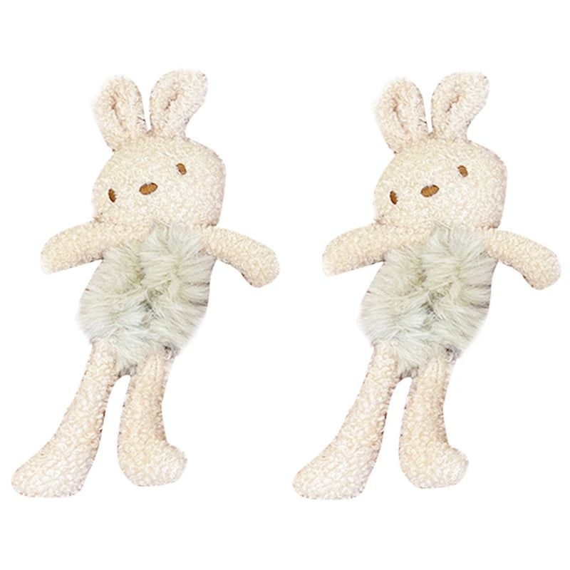 Bunny Hair Ring Rabbit Hug Hair Rope Rubber Band Female Tie Head Rope