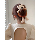 Bunny Hair Ring Rabbit Hug Hair Rope Rubber Band Female Tie Head Rope