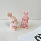 Bunny Candle Making Mold, Animal Epoxy Mold, New Year Rabbit Ornament