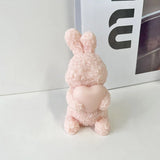 Bunny Candle Making Mold, Animal Epoxy Mold, New Year Rabbit Ornament