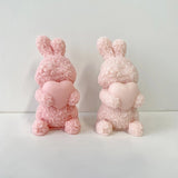 Bunny Candle Making Mold, Animal Epoxy Mold, New Year Rabbit Ornament