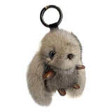 Bunny Stuffed Animal Plush Toy Rabbit Fur Keychain Fluffy Soft Fuzzy