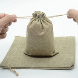 Burlap Bags Drawstring Gift Pouches Jewelry Sacks DIY Craft