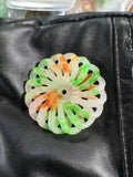 Burma Jadeite Pendant Drop Hand Carved Lucky Amulet Jade Necklace
