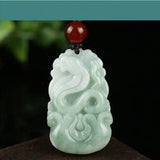 Burma Jadeite Pendant Chinese Zodiac Jade Necklace With Chain