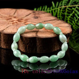 Burmese Jade Beaded Bracelets Emerald Green Jadeite Women Bracelet