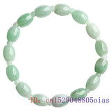 Burmese Jade Beaded Bracelets Emerald Green Jadeite Women Bracelet